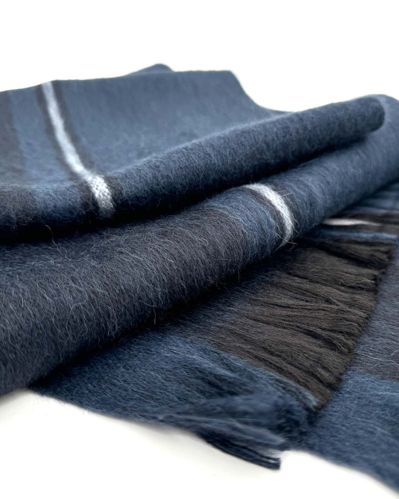 Alpaca Scarf - Cobalt Blue by Shupaca