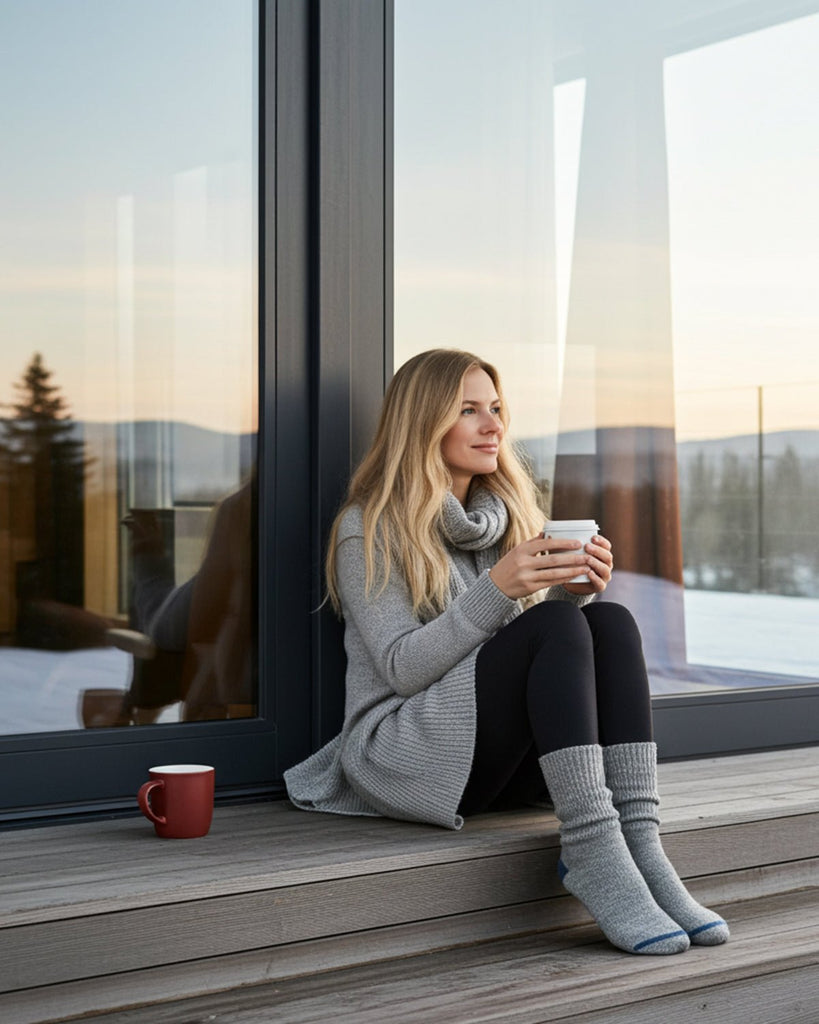Alpaca Socks - Business - Smoke by Shupaca
