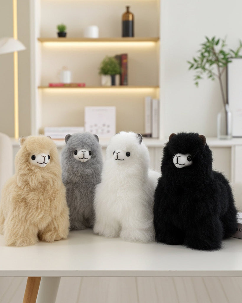 Alpaca Stuffed Animal - Alpaca - Micro 7" by Shupaca