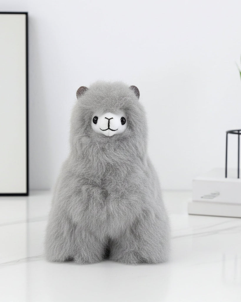 Alpaca Stuffed Animal - Alpaca - Micro 7" by Shupaca