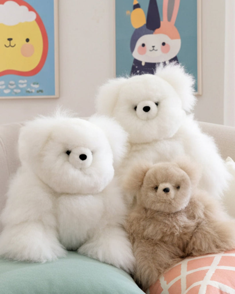 Alpaca Stuffed Animal - Bear 15" by Shupaca
