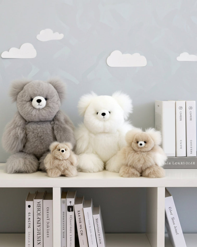 Alpaca Stuffed Animal - Bear - Small 10" by Shupaca