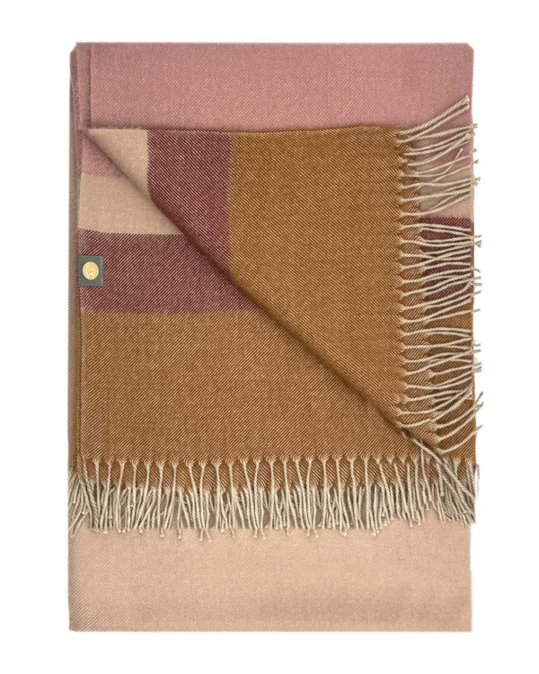 NEW! 100% Baby Alpaca Throw - Mocha Mousse by Shupaca