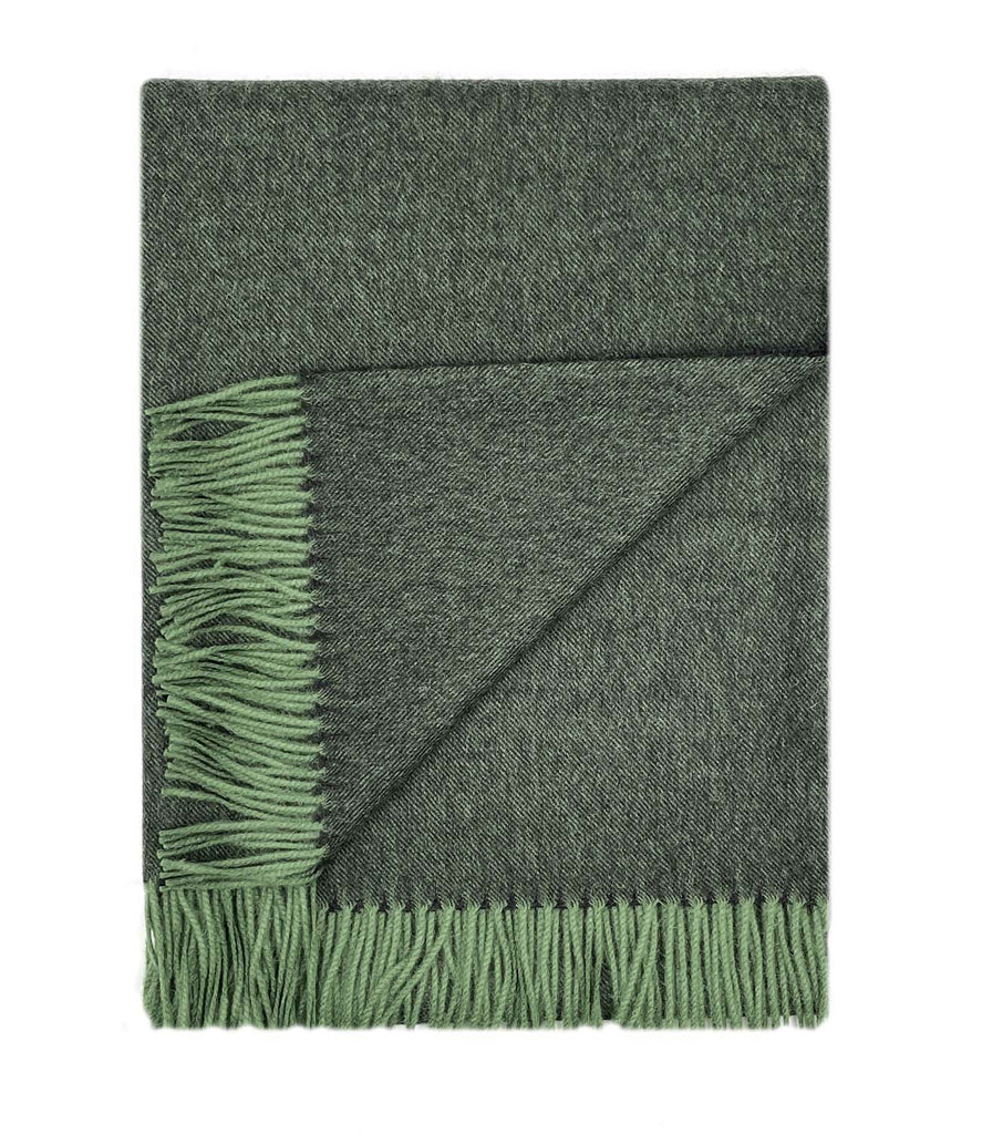 NEW! 100% Baby Alpaca Throw - Pistachio by Shupaca