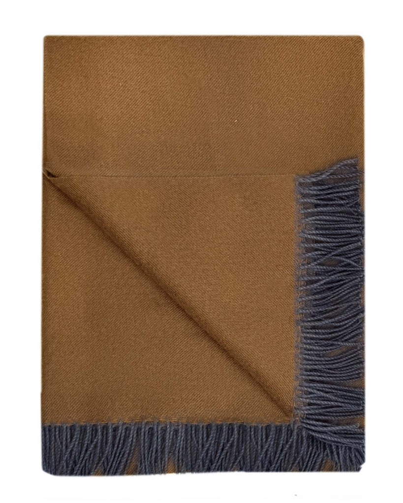 NEW! 100% Baby Alpaca Throw - Tapenade by Shupaca