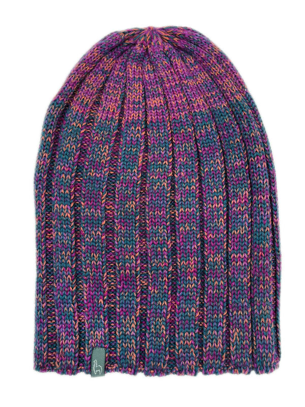 NEW! Alpaca Beanie Hat - Accordion - Berry Burst by Shupaca