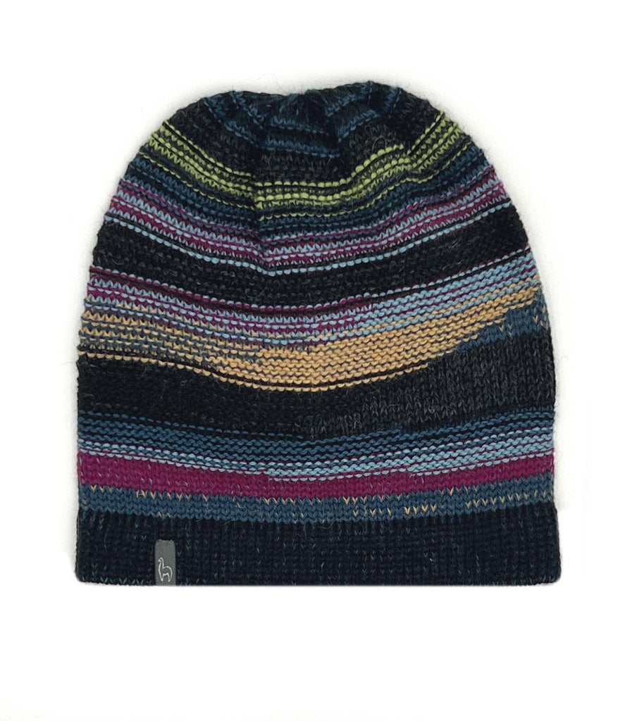 NEW! Alpaca Beanie Hat - Colorado - Fireworks by Shupaca