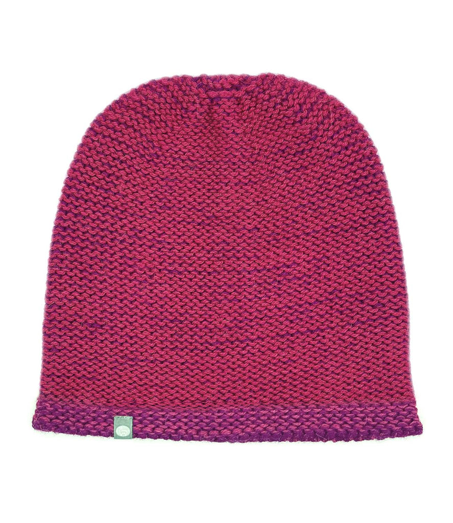 NEW! Alpaca Beanie Hat - Trail - Cherry by Shupaca