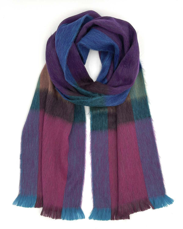 NEW! Alpaca Plaid Scarf - Grapevine by Shupaca