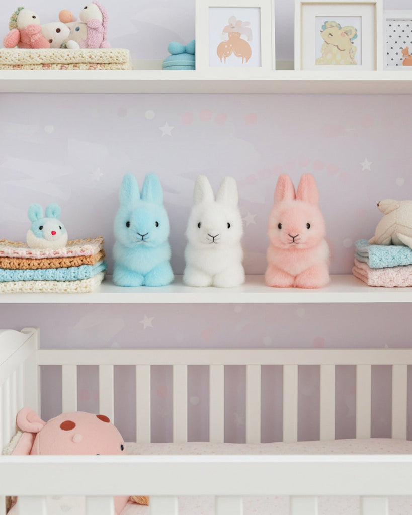 NEW! Alpaca Stuffed Animal - Bunny - Micro 6" by Shupaca
