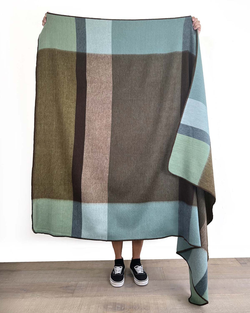 NEW! Alpaca Throw Blanket - Mosswood by Shupaca