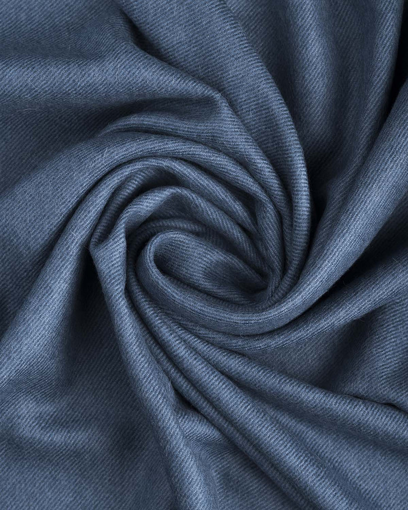 100% Baby Alpaca Throw - Blue Jean by Shupaca