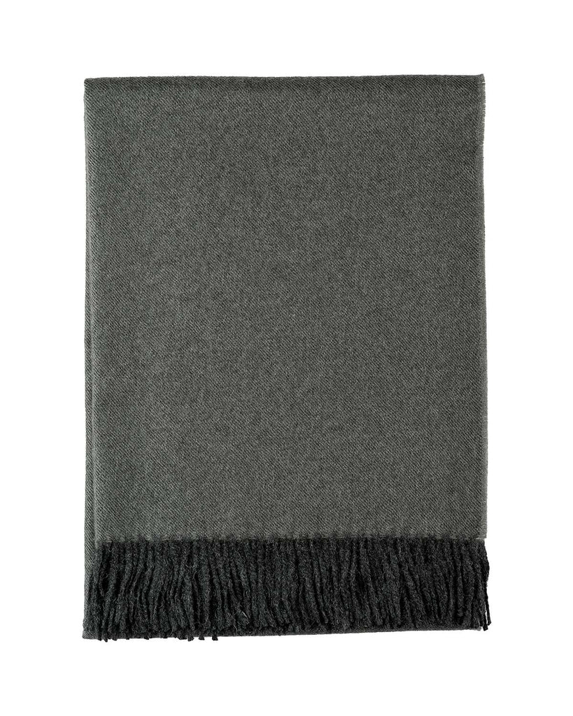 100% Baby Alpaca Throw - Carbon by Shupaca