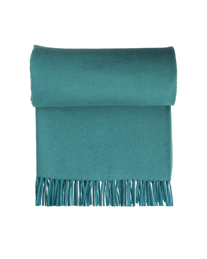 100% Baby Alpaca Throw - Jade by Shupaca