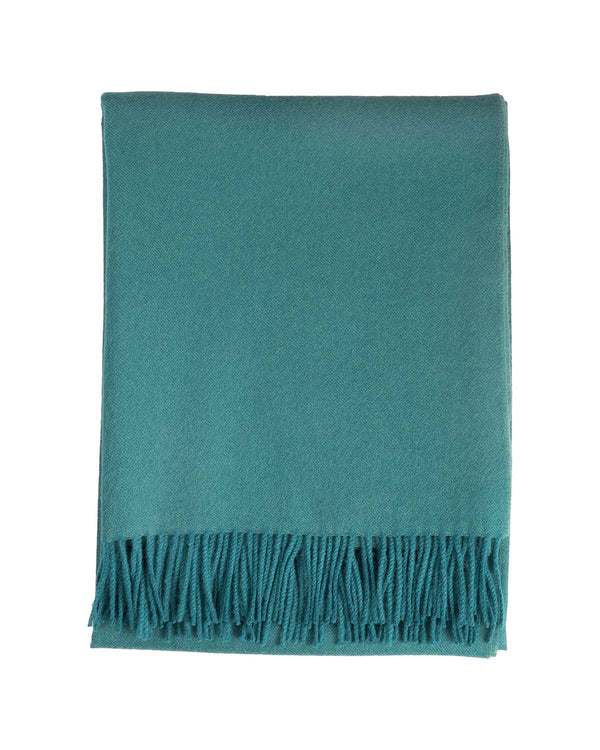 100% Baby Alpaca Throw - Jade by Shupaca