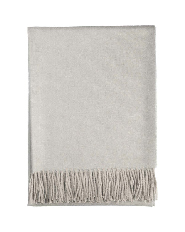 100% Baby Alpaca Throw - London Fog by Shupaca