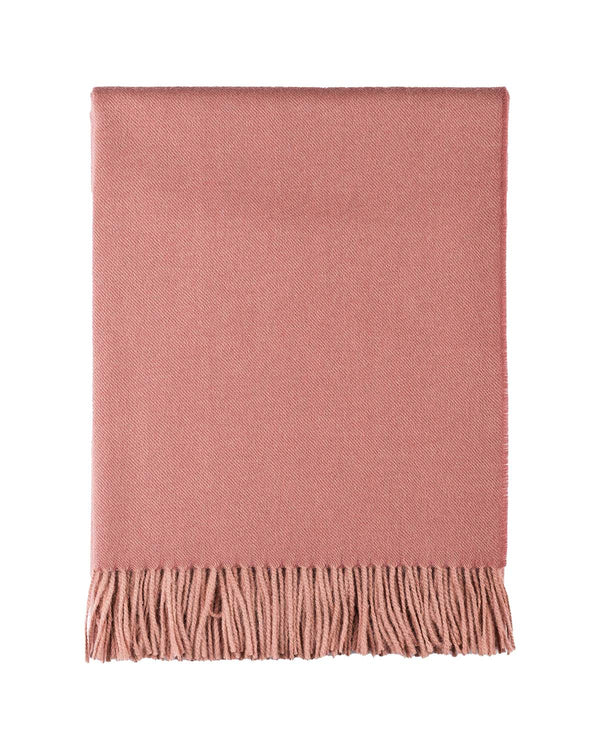 100% Baby Alpaca Throw - Persimmon by Shupaca