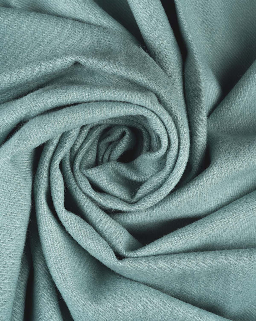 100% Baby Alpaca Throw - Sea Glass by Shupaca