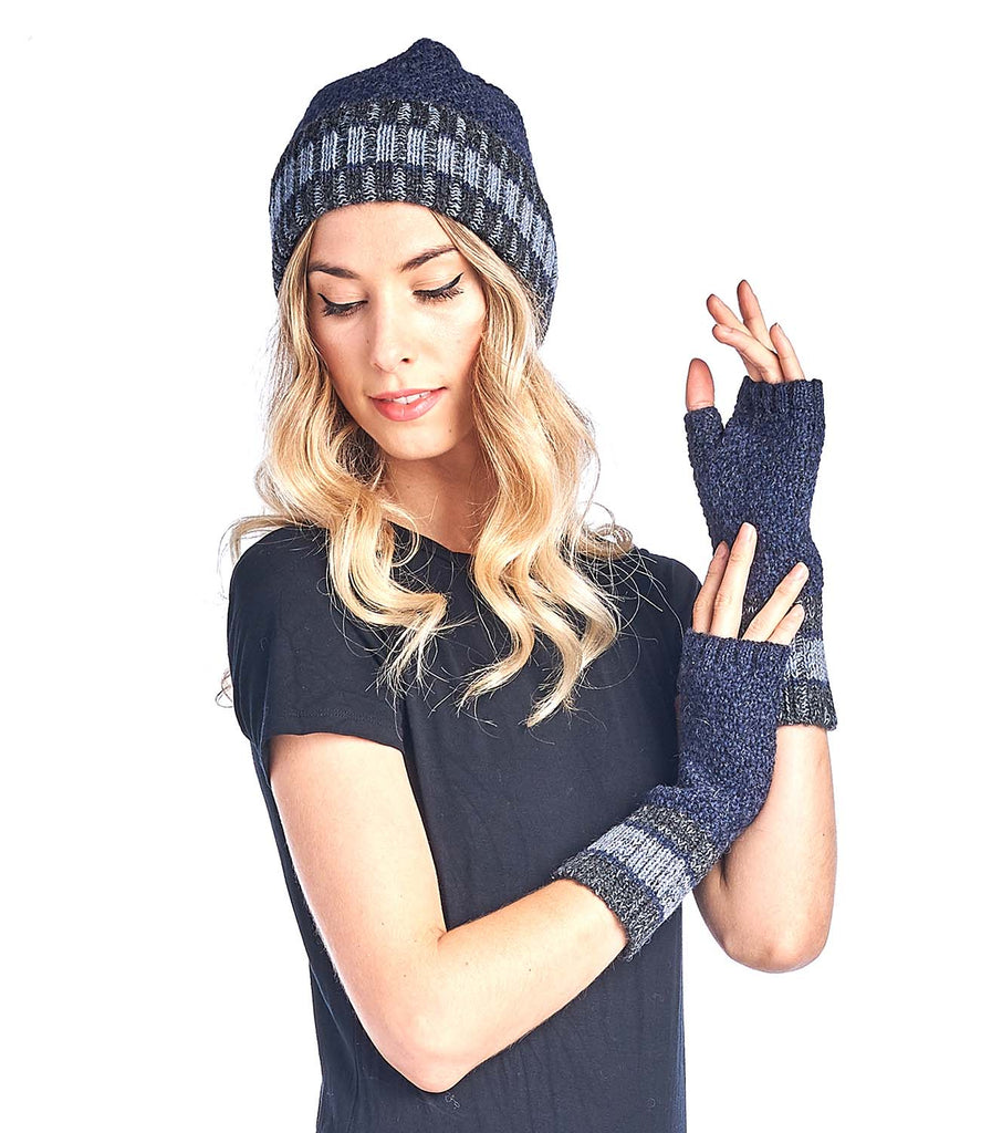 Alpaca Beanie Hat - Carrera - Moonlight by Shupaca