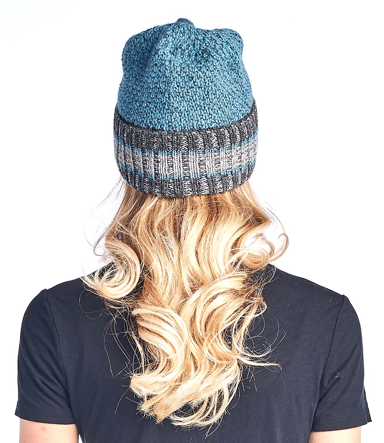 Alpaca Beanie Hat - Carrera - Teal by Shupaca