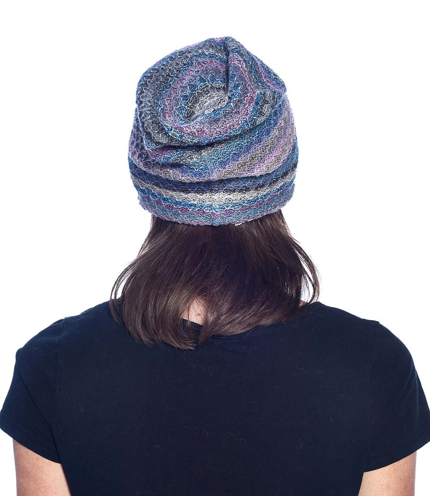 Alpaca Beanie Hat - Printed - Berry by Shupaca