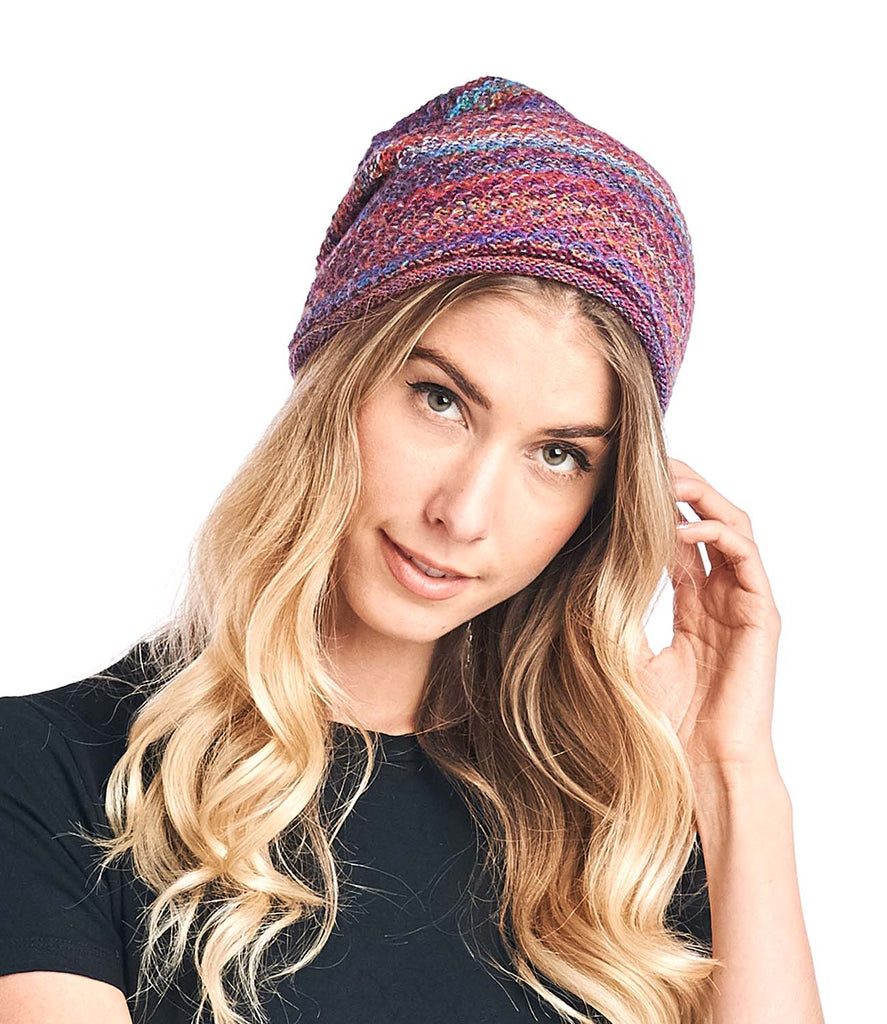 Alpaca Beanie Hat - Printed - Mosaic by Shupaca