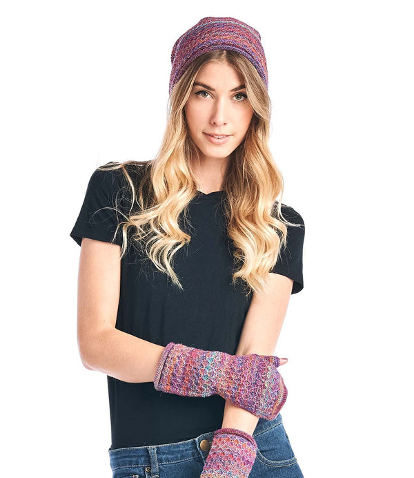 Alpaca Beanie Hat - Printed - Mosaic by Shupaca