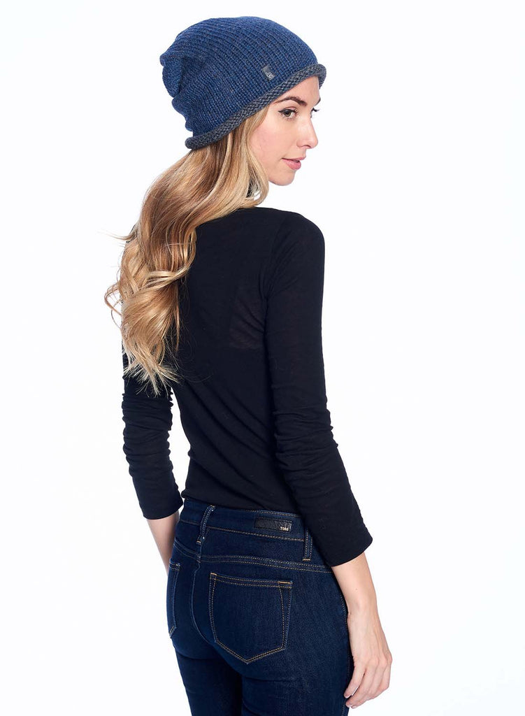 Alpaca Beanie Hat - Rustic - Royal by Shupaca