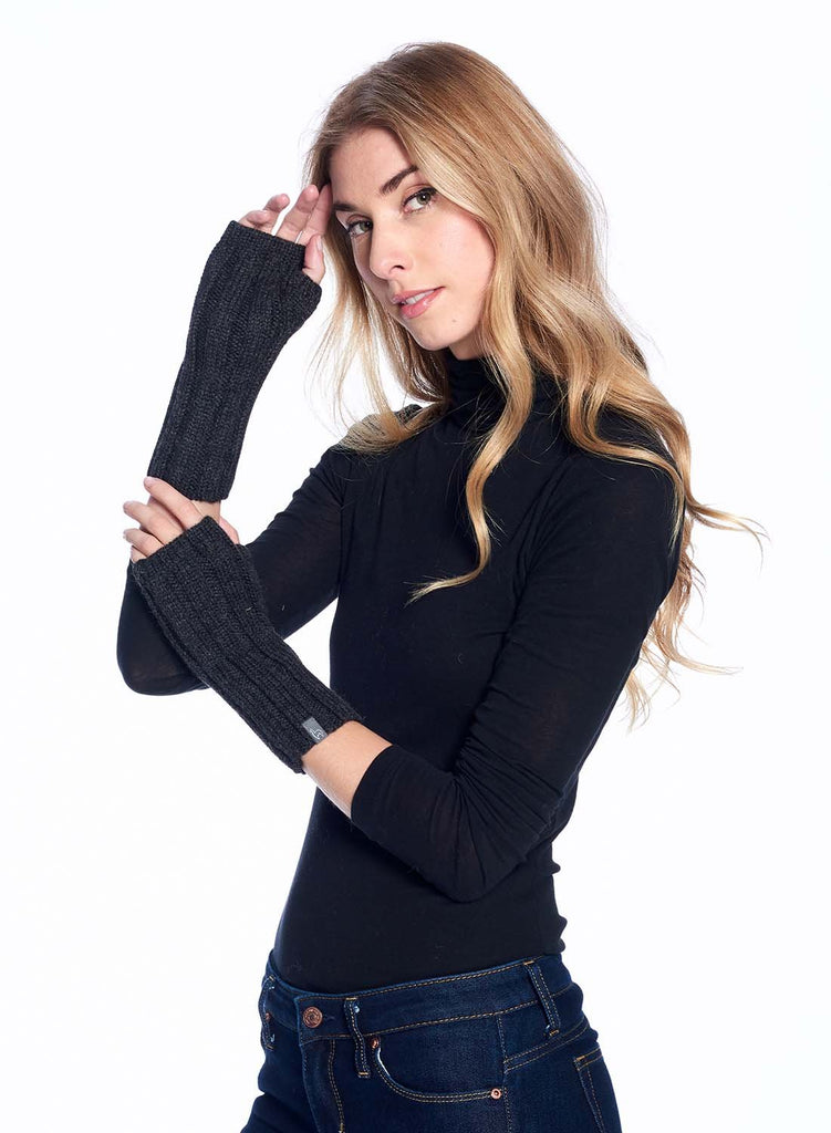 Alpaca Gloves - Accordion - Carbon by Shupaca
