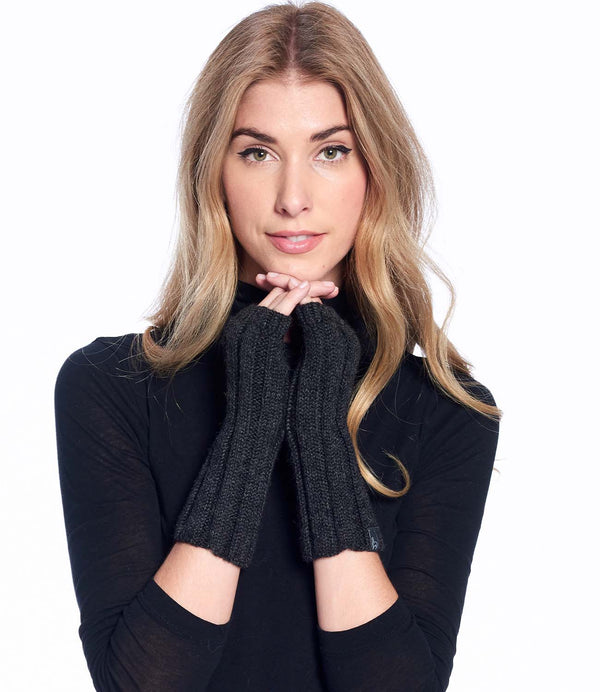 Alpaca Gloves - Accordion - Carbon by Shupaca