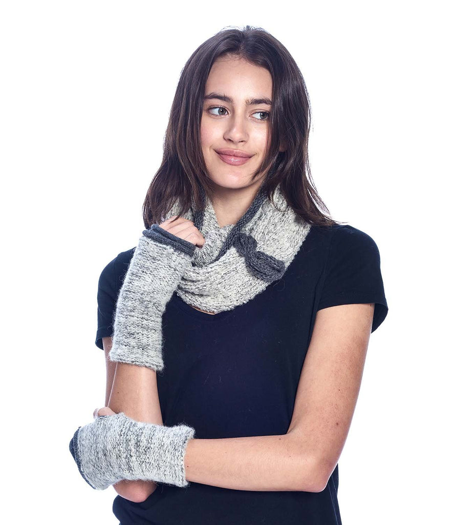 Alpaca Gloves - Caraveli - Stone by Shupaca