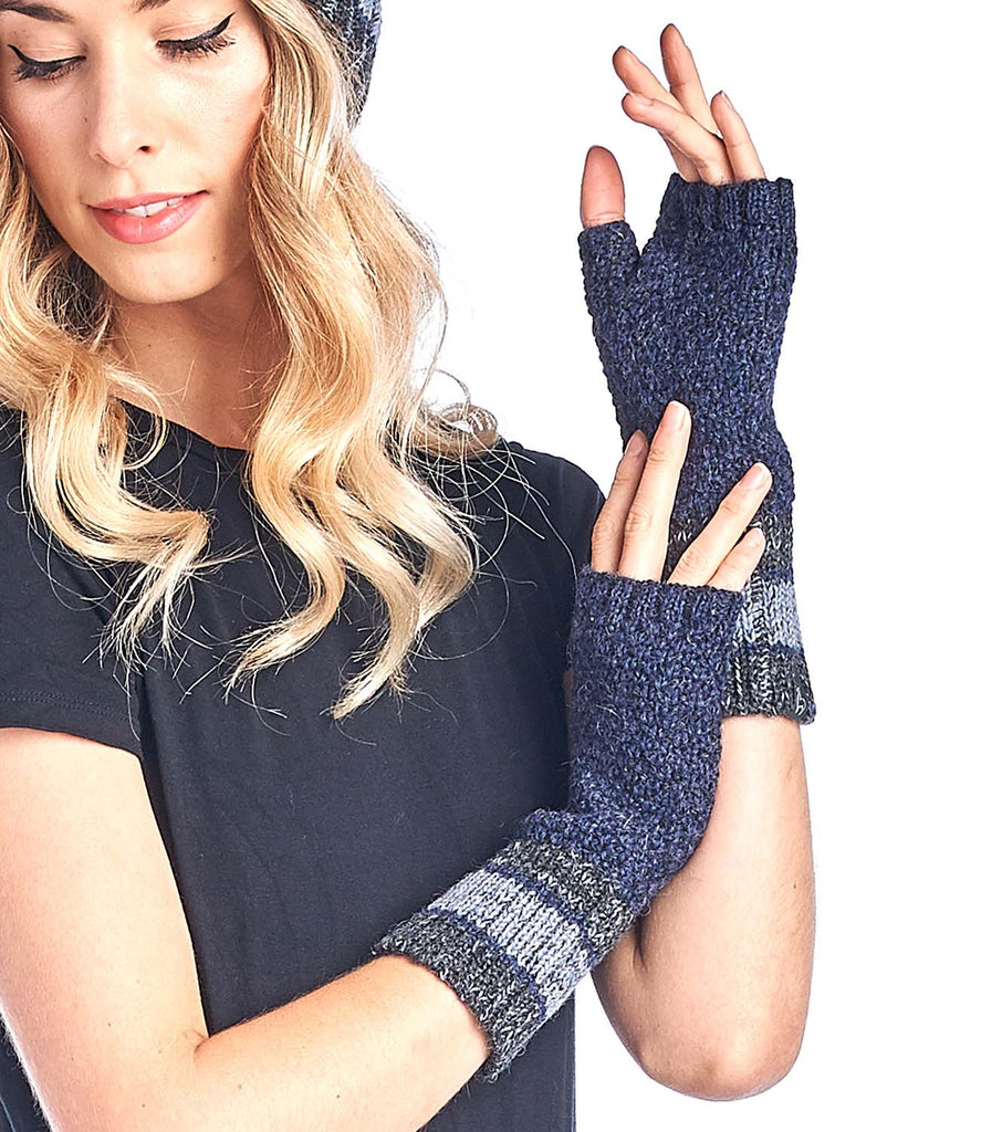 Alpaca Gloves - Carrera - Moonlight by Shupaca