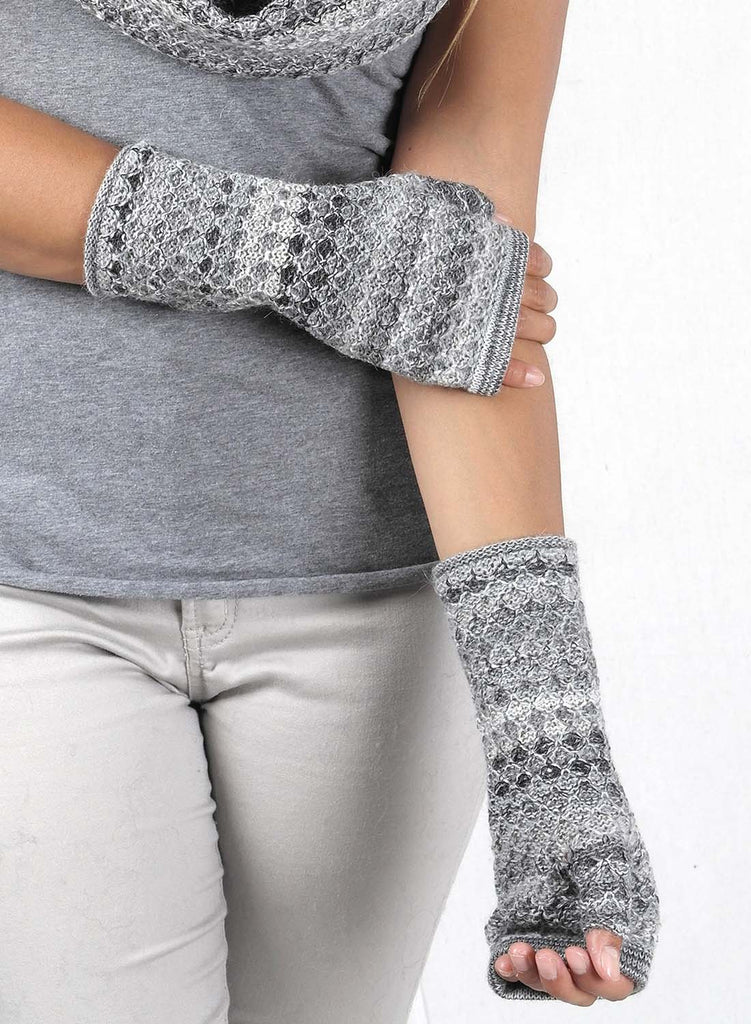 Alpaca Gloves - Printed - Monochrome by Shupaca