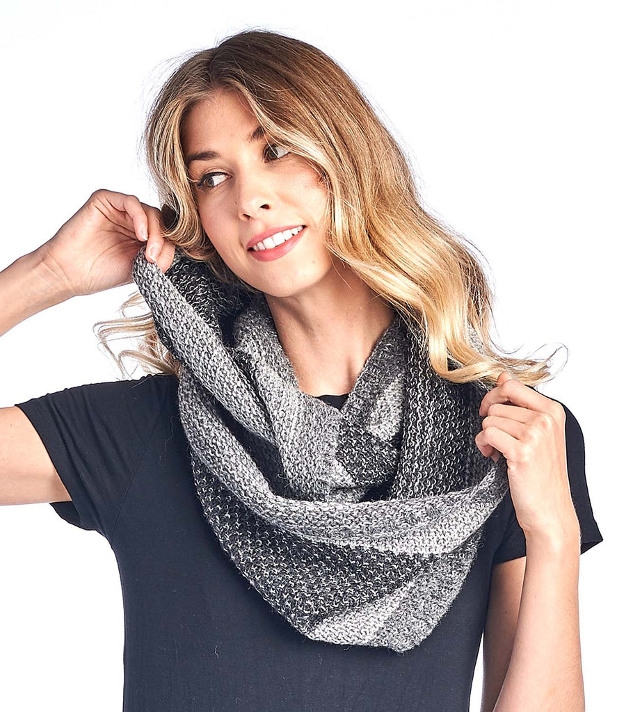 Alpaca Scarf - Carrera - Onyx by Shupaca