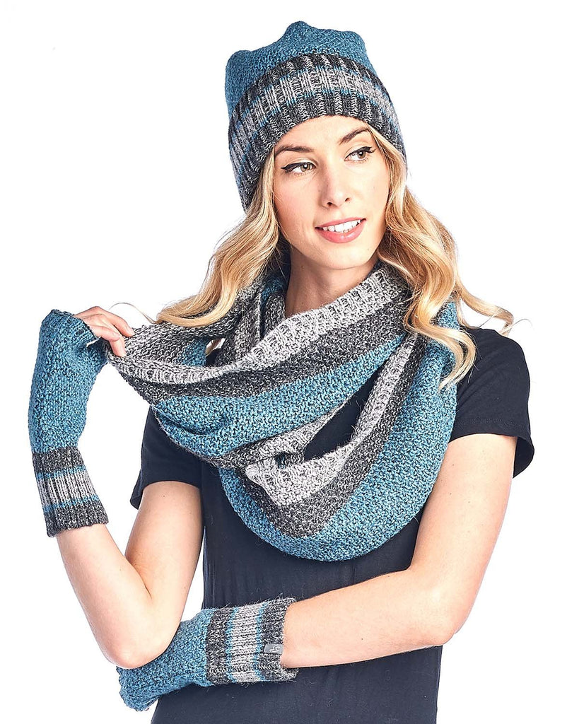 Alpaca Scarf - Carrera - Teal by Shupaca
