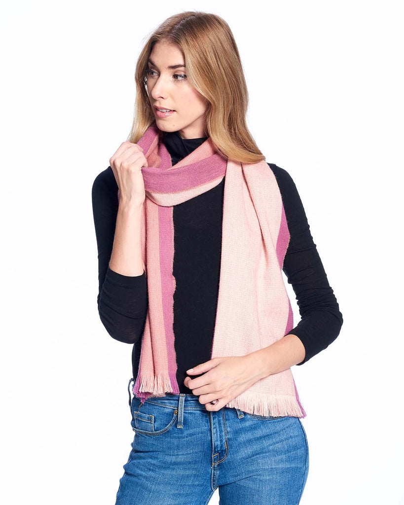 Alpaca Scarf Reversible - Ash Rose by Shupaca