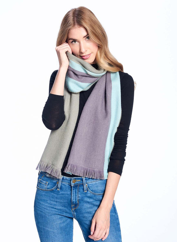Alpaca Scarf Reversible - Ether by Shupaca