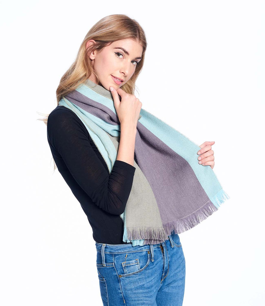 Alpaca Scarf Reversible - Ether by Shupaca