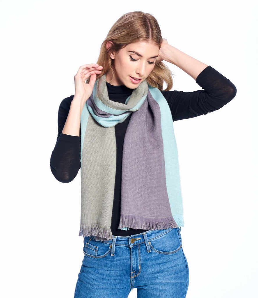 Alpaca Scarf Reversible - Ether by Shupaca
