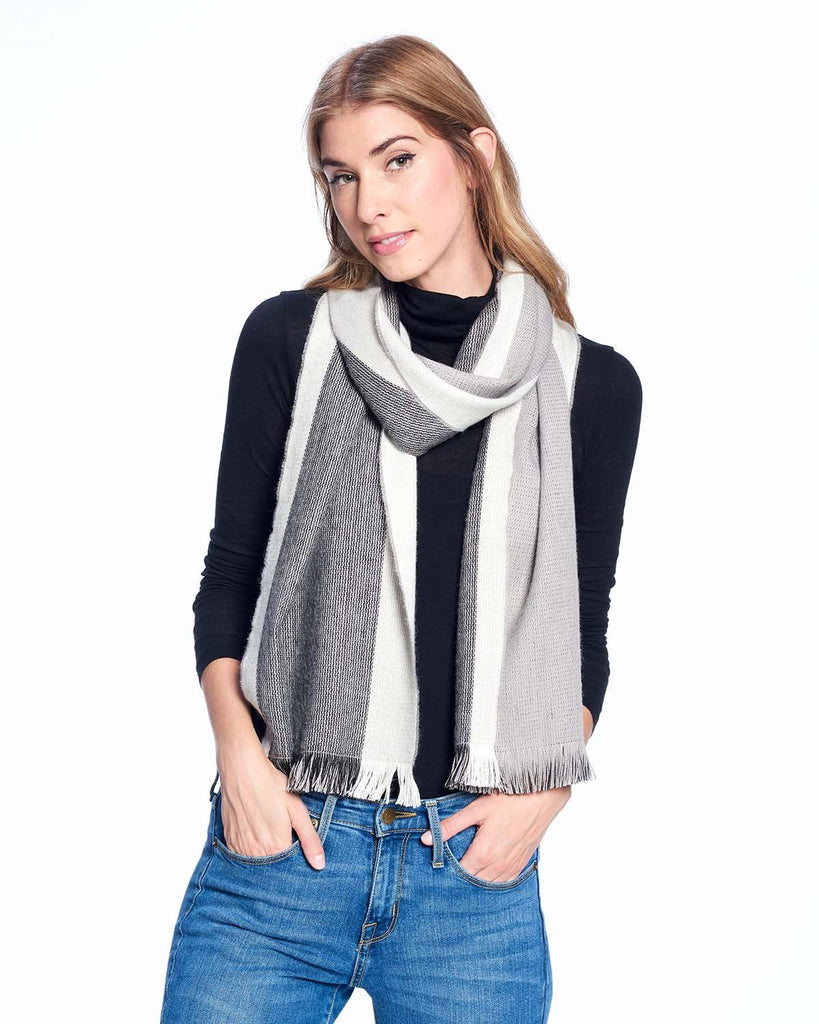 Alpaca Scarf Reversible - Jet Stream by Shupaca