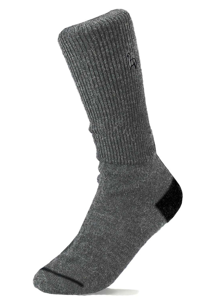 Alpaca Socks - Business - Charcoal by Shupaca