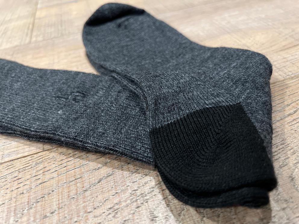 Alpaca Socks - Business - Charcoal by Shupaca