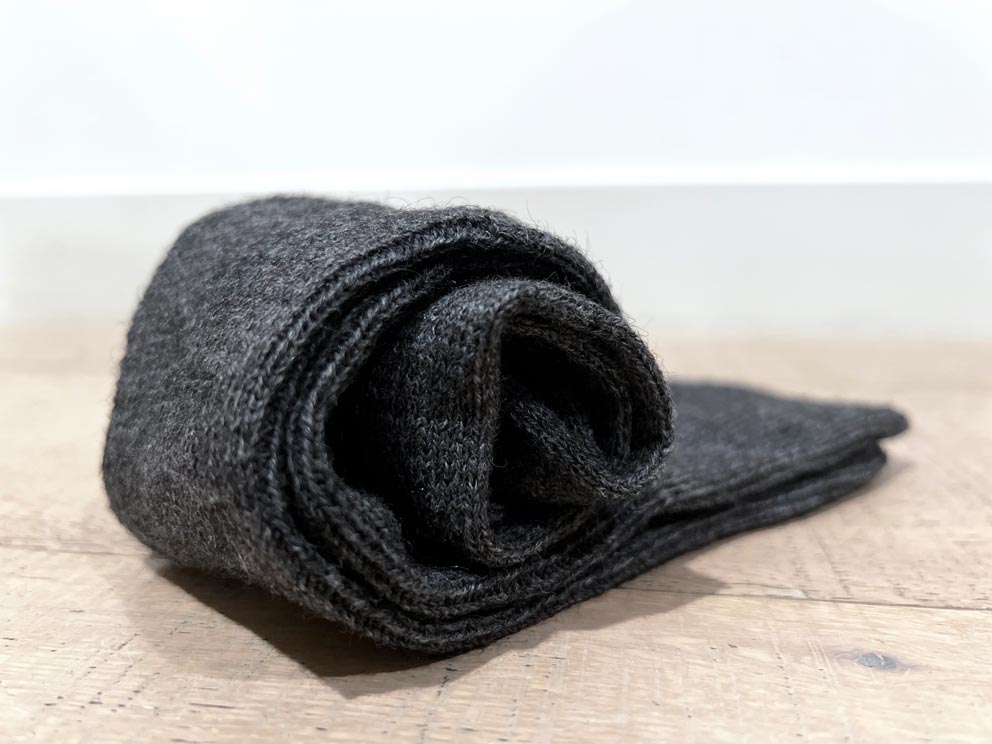 Alpaca Socks - Business - Charcoal by Shupaca