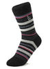 Alpaca Socks - Stripe - Mauve by Shupaca