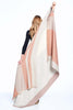 Alpaca Throw Blanket Reversible - Faded Rust by Shupaca