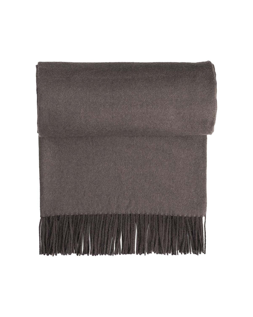 Products 100% Baby Alpaca Throw - Truffle by Shupaca