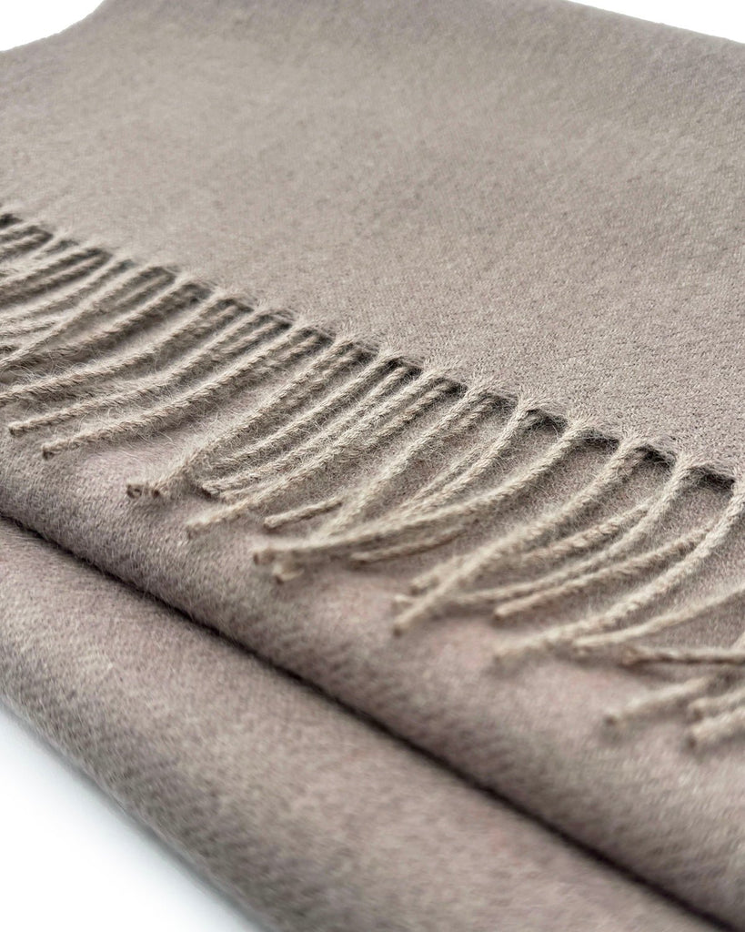 100% Baby Alpaca Scarf - Hazelnut by Shupaca