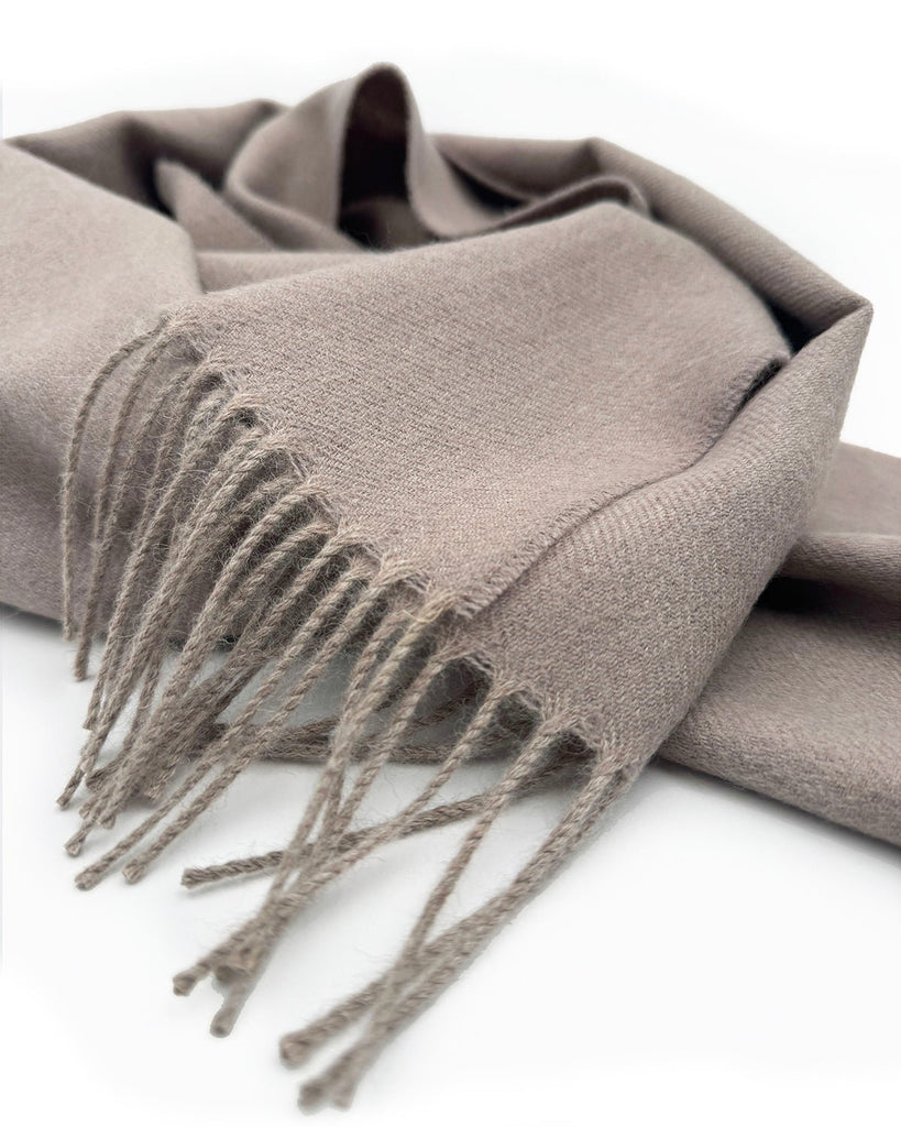 100% Baby Alpaca Scarf - Hazelnut by Shupaca