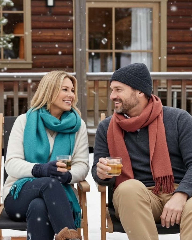 100% Baby Alpaca Scarf - Jade by Shupaca