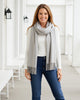 100% Baby Alpaca Scarf - London Fog by Shupaca